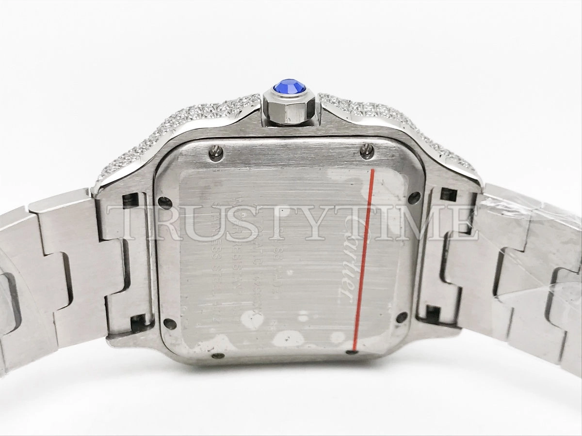 Копия часов Cartier Santos De Cartier 40 WSSA0018 Diamonds Арт. CR-0933