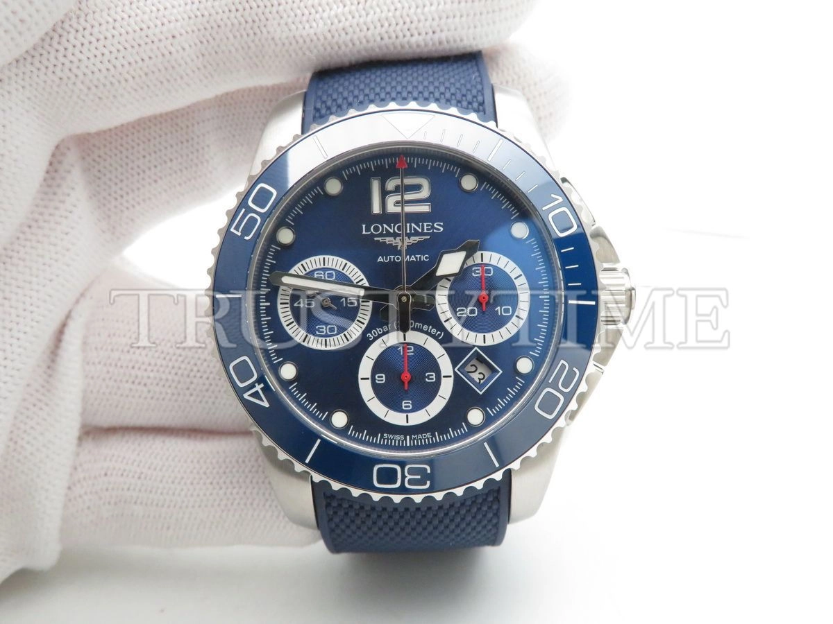 Копия часов Longines Sport Hydroconquest Automatic Chronograph 43mm L3.883.4.96.9