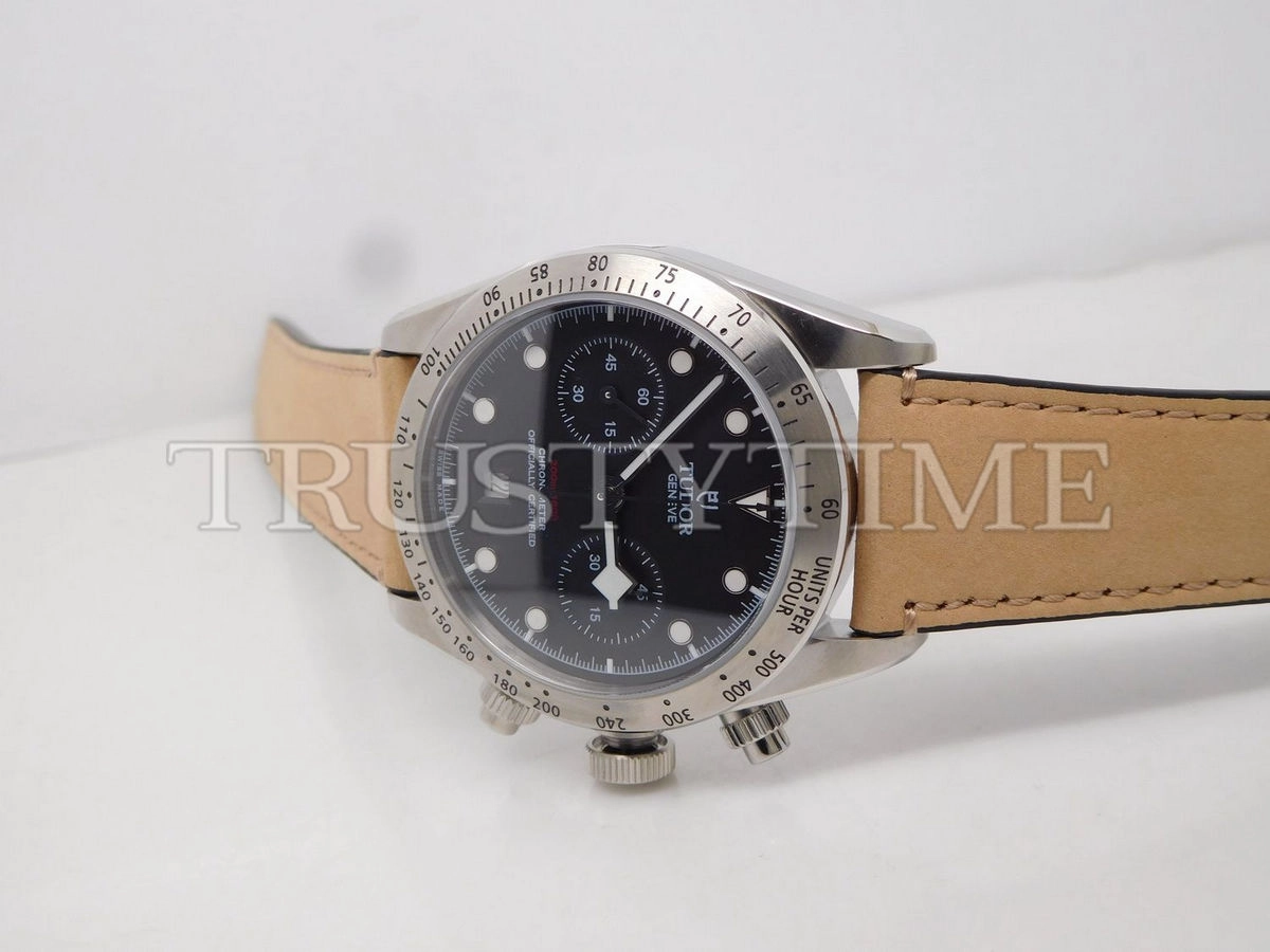 Копия часов Tudor Heritage Black Bay Black Chronograph 41mm M79350-0002