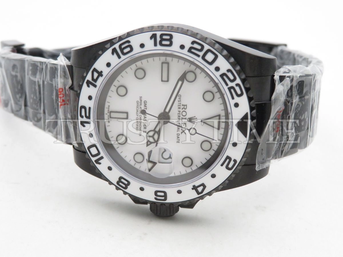 Копия часов Rolex GMT Master II Oreo White Ceramic Bezel 116710
