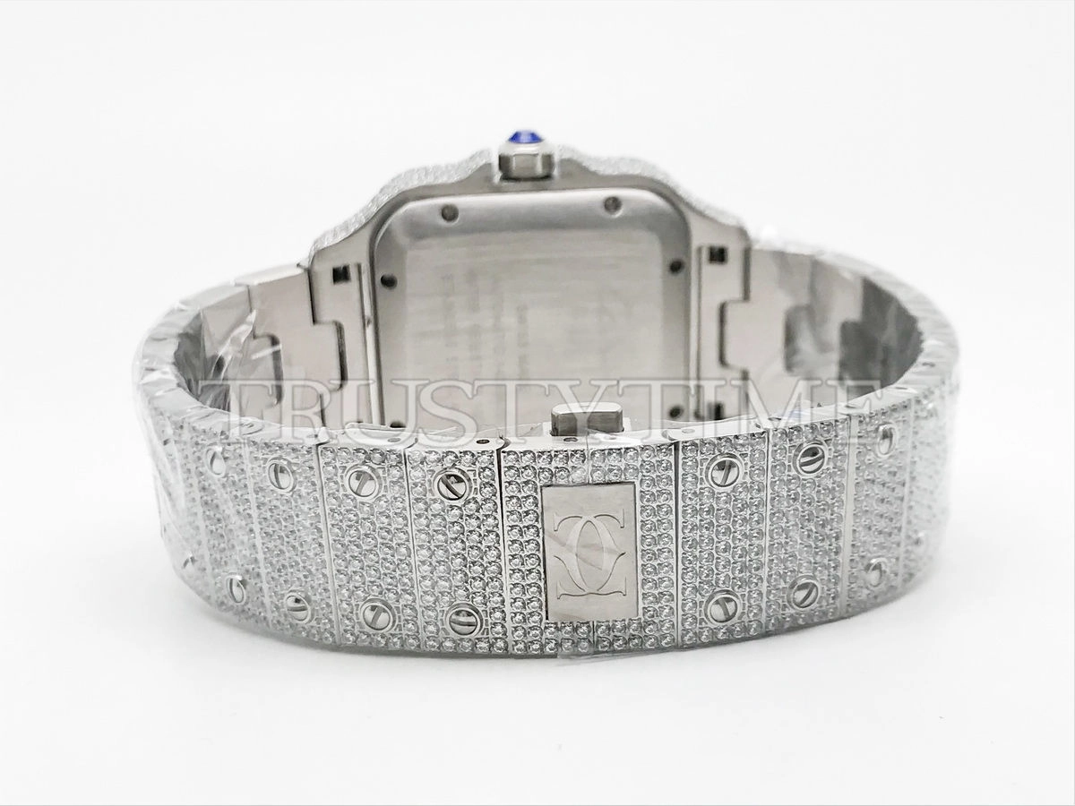 Копия часов Cartier Santos De Cartier 40 WSSA0018 Diamonds Арт. CR-0932