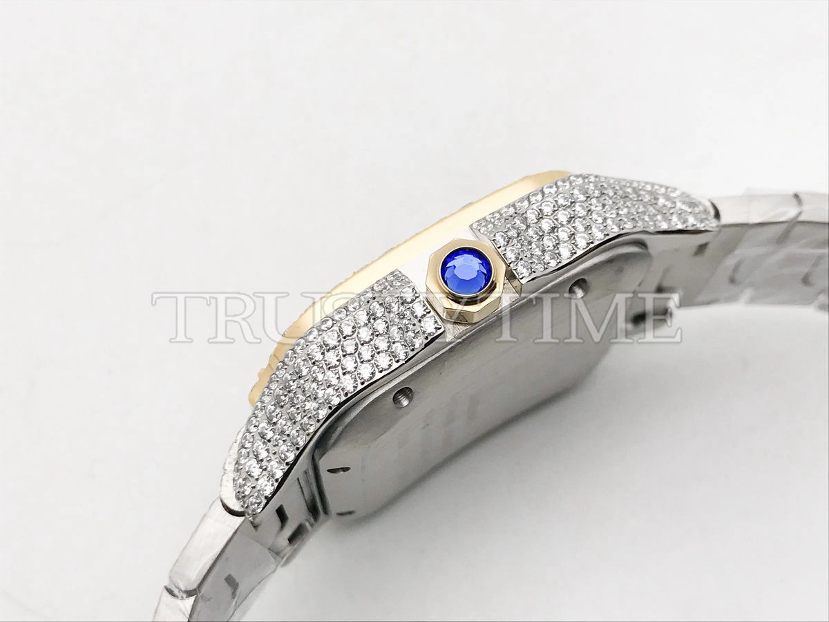 Копия часов Cartier Santos De Cartier 40 W2SA0009 Diamonds Арт. CR-0947