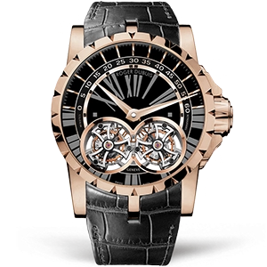 Копия часов Roger Dubuis Excalibur Double Flying Tourbillon 45mm RDDBEX0280