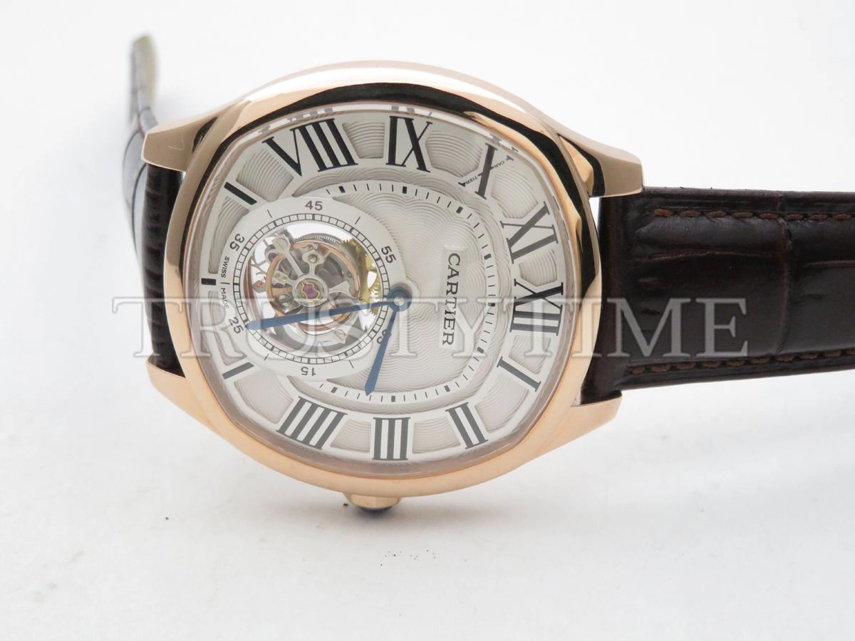 Копия часов Cartier Drive de Cartier Flying Tourbillon 41 W4100013