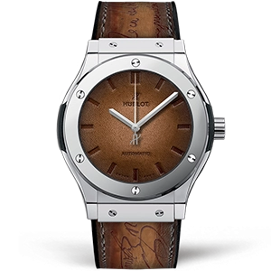 Реплика часов Hublot Classic Fusion Berluti Scritto Platinium 45mm 511.TX.050T.VR.BER16 Арт.HB-0489 Копия часов Hublot Classic Fusion Berluti Scritto Platinium 45mm 511.TX.050T.VR.BER16 Арт.HB-0489
