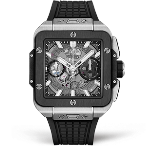 Копия часов Hublot Square Bang Unico Titanium Ceramic 821.NM.0170.RX