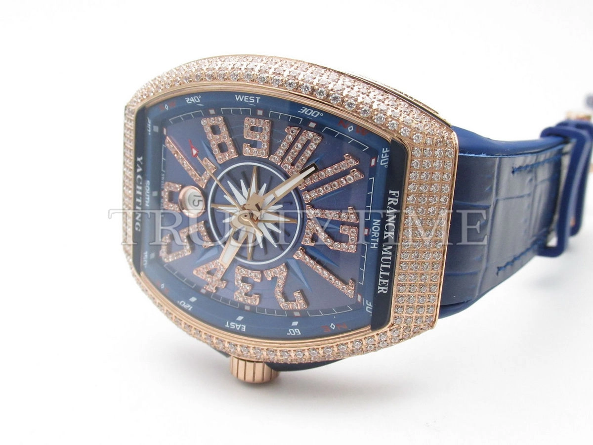 Копия часов Franck Muller Vanguard Yachting V 45 SC DT D YACHTING NBR CD 5N BL (FM155B)