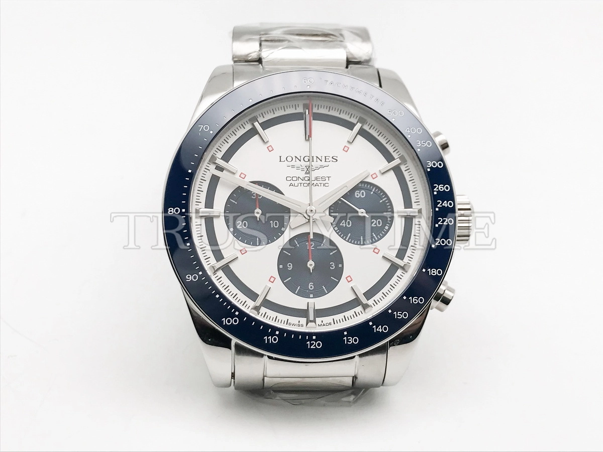 Копия часов Longines Conquest Chronograph 42 L3.835.4.98.6