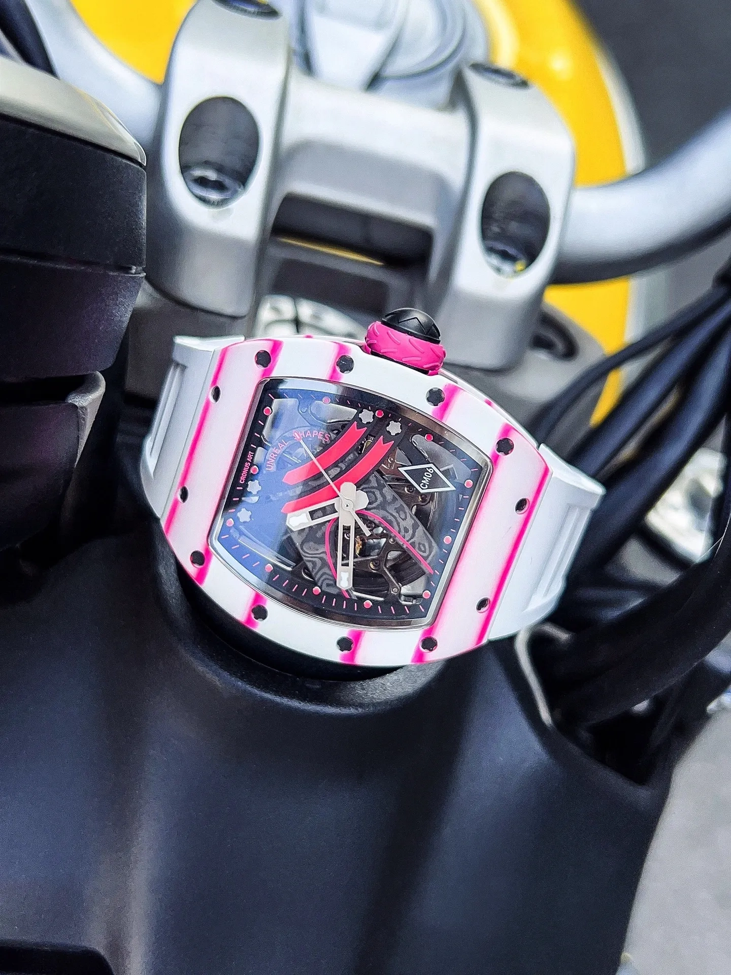 Часы CronusArt NTPT Carbon Fiber Watch CM06-P
