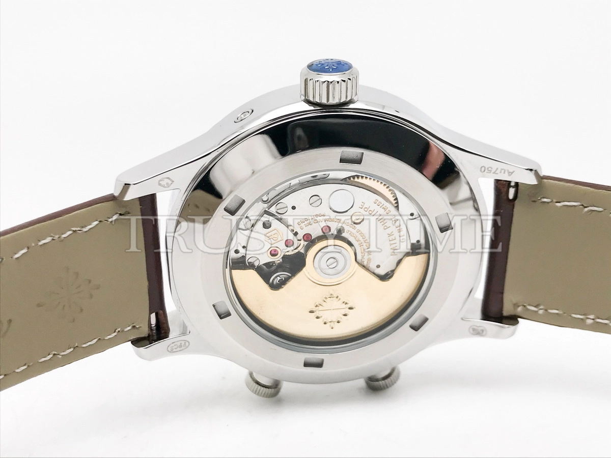 Копия часов Patek Philippe Calatrava Pilot Travel Time 42mm 5524G-001