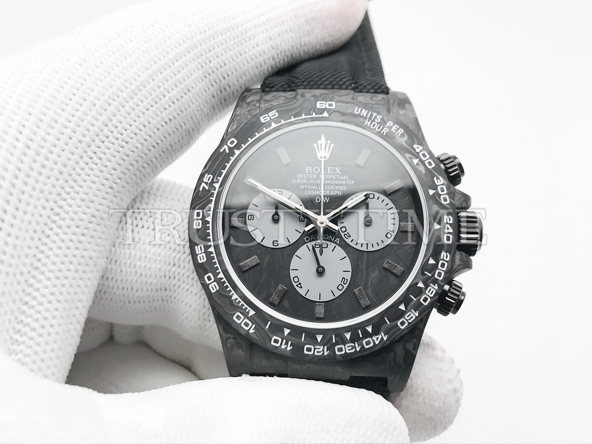 Копия часов Rolex Cosmograph Daytona DIW All Carbon Graphite