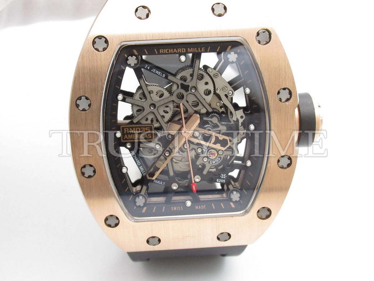 Копия часов Richard Mille RM035-02 Americas Skeleton