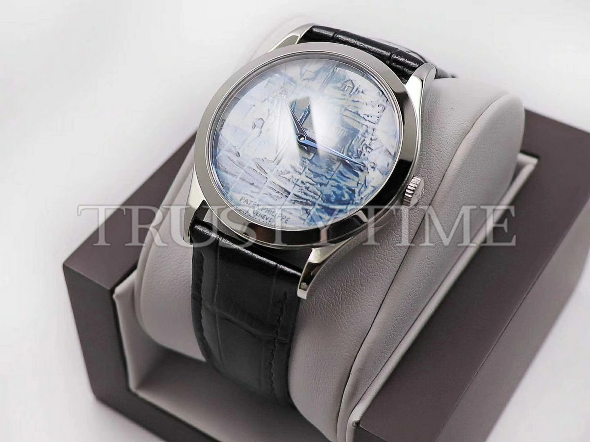 Копия часов Patek Philippe Calatrava Azulejos 38,5mm 5089G-062