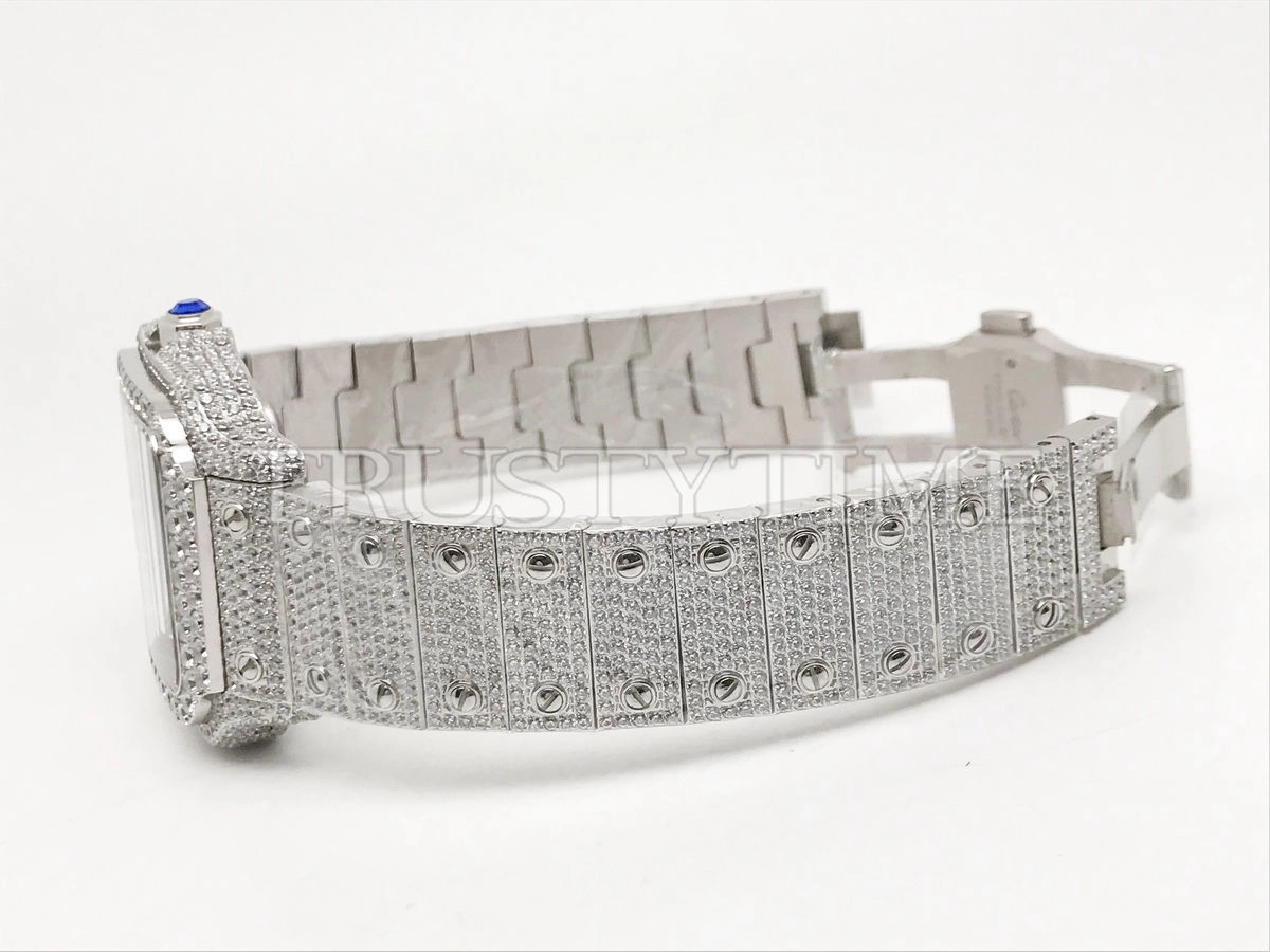 Копия часов Cartier Santos De Cartier 40 WSSA0018 Diamonds Арт. CR-0928