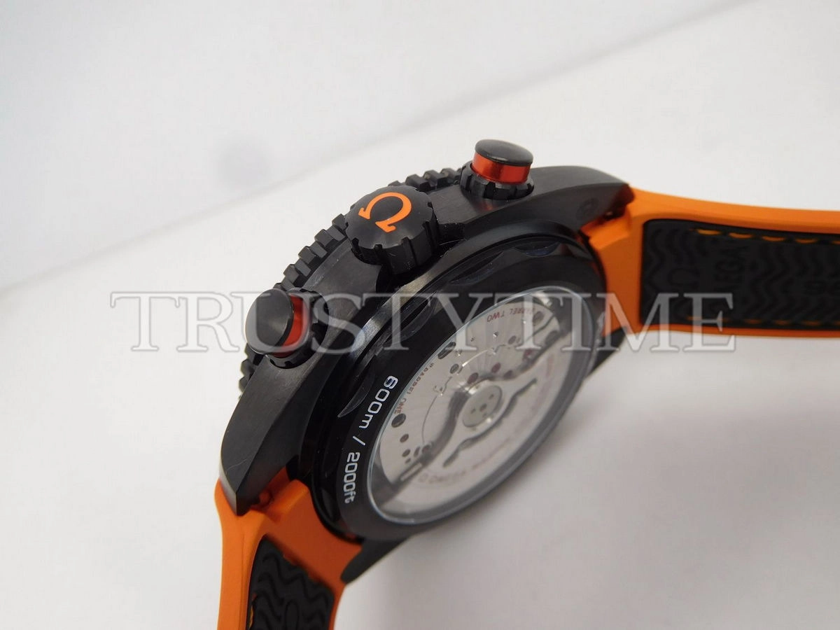 Копия часов Omega Seamaster Planet Ocean 600m Co‑Axial Master Chronometer Chronograph Deep Black 45.5mm 215.92.46.51.01.001