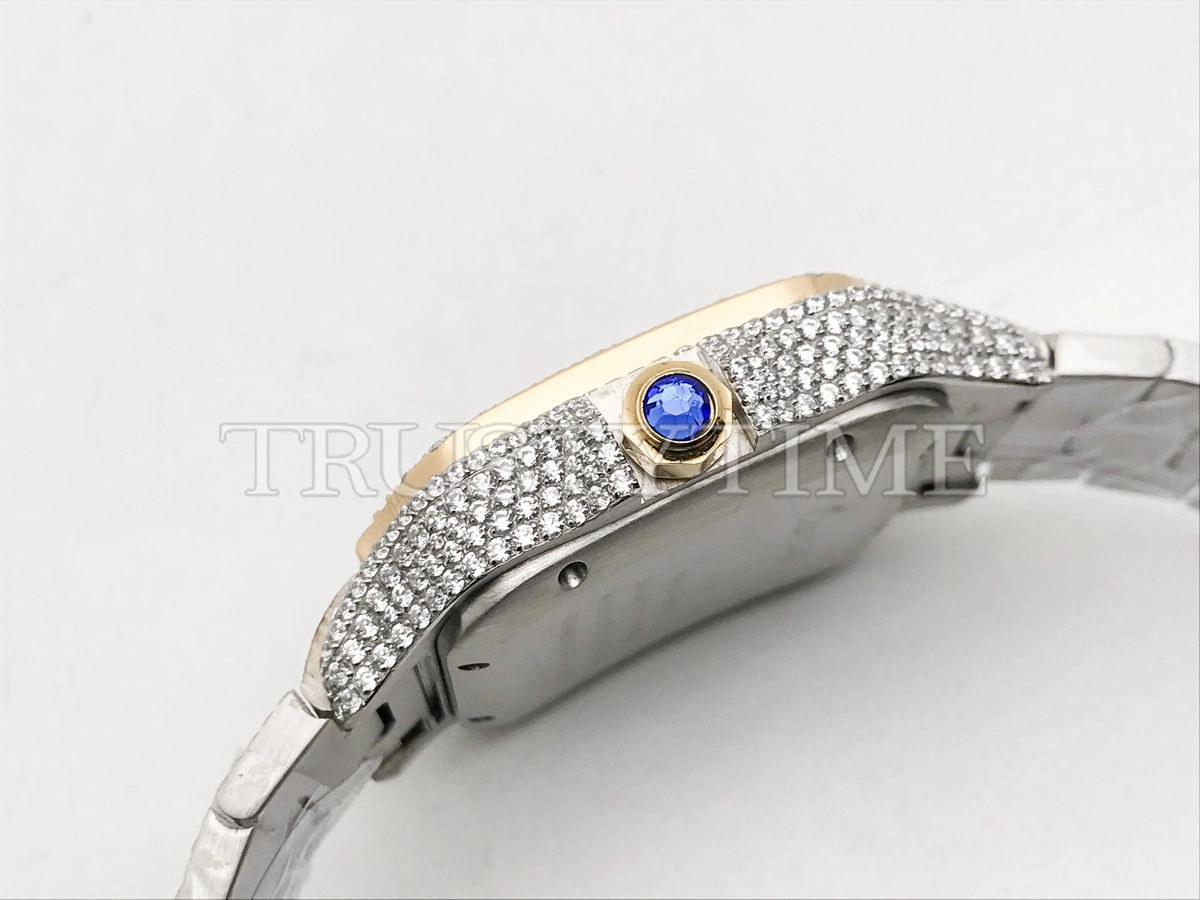 Копия часов Cartier Santos De Cartier 40 W2SA0009 Diamonds Арт. CR-0937