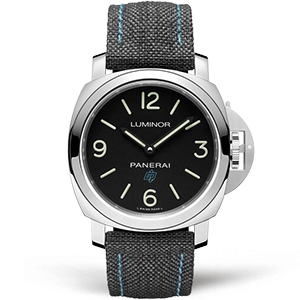 Копия часов Panerai Luminor Base Logo 3 Days Black - Blue OP 44mm PAM00774