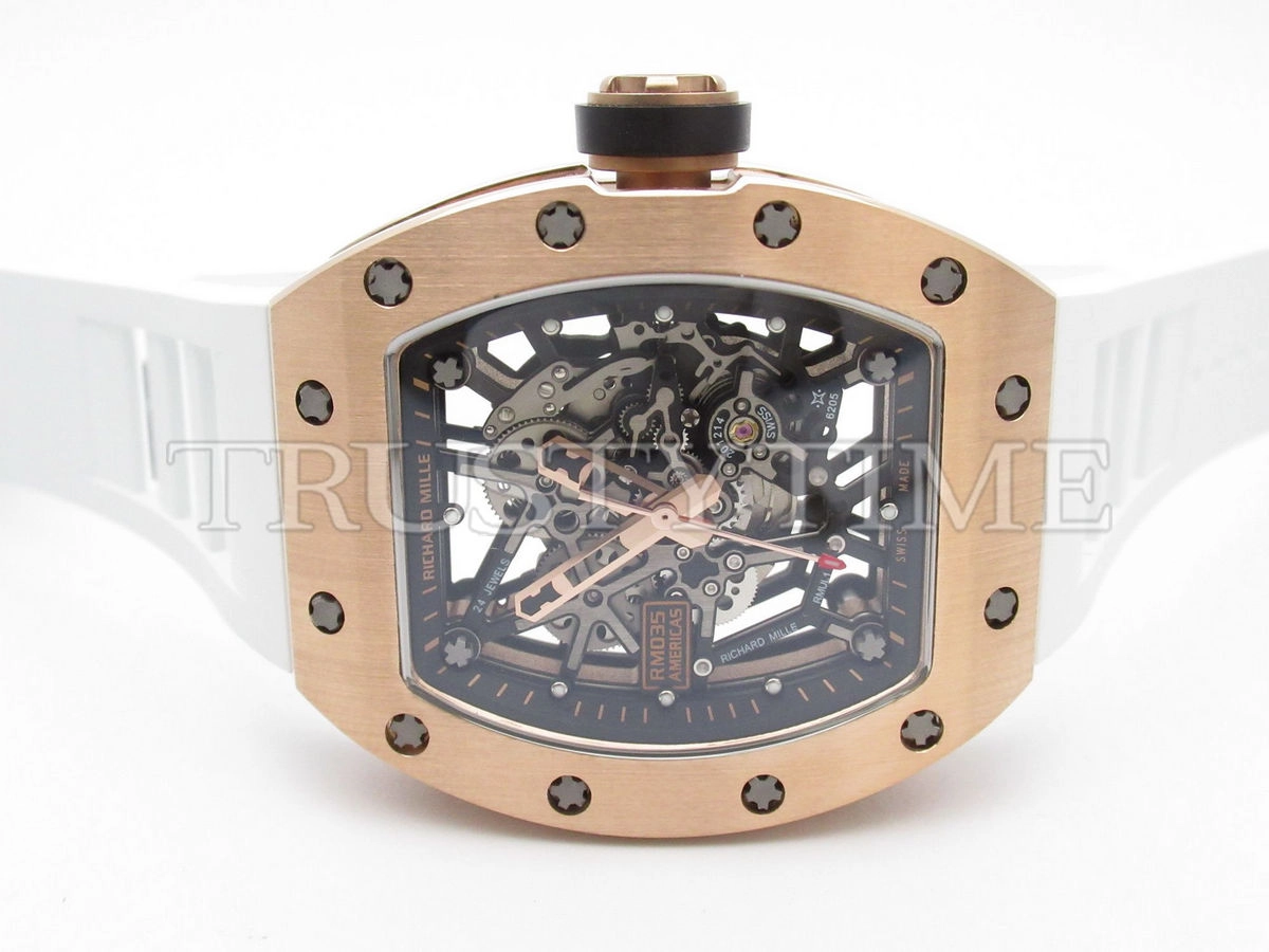 Копия часов Richard Mille RM035-02 Americas Skeleton