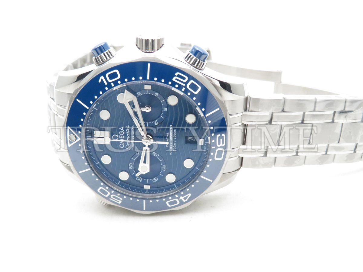 Копия часов Omega Seamaster Diver 300m Co‑Axial Master Chronometer Chronograph 44mm 210.30.44.51.03.001