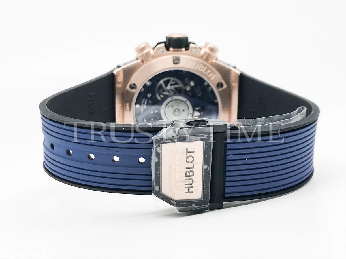 Копия часов Hublot Big Bang Unico King Gold Blue Ceramic 42mm 441.OL.5181.RX