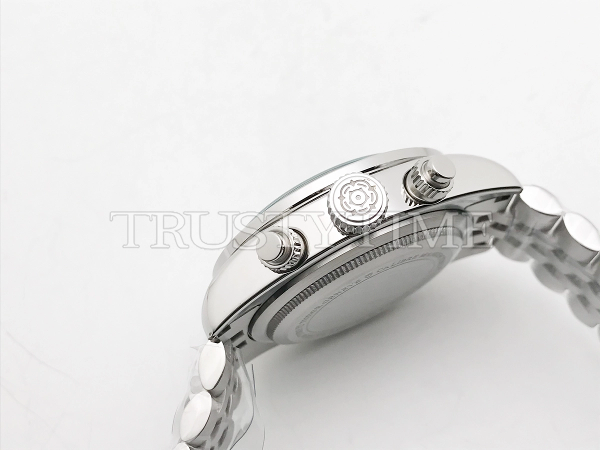 Копия часов Tudor Heritage Black Bay Chronograph M79360N-0024 Flamingo Blue Арт.TD-0849