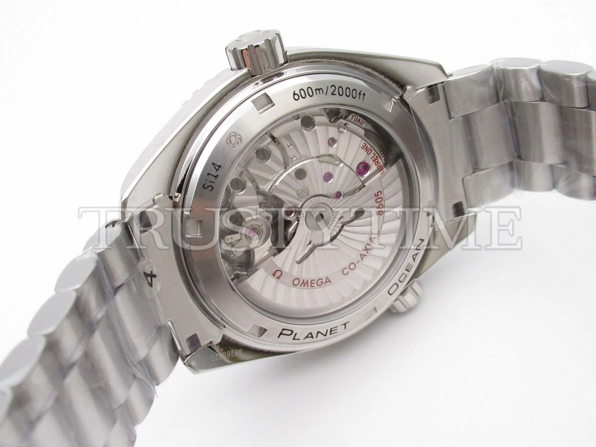 Копия часов Omega Seamaster Planet Ocean 600m Co‑Axial Master Chronometer GMT 43.5mm 232.30.44.22.01.002