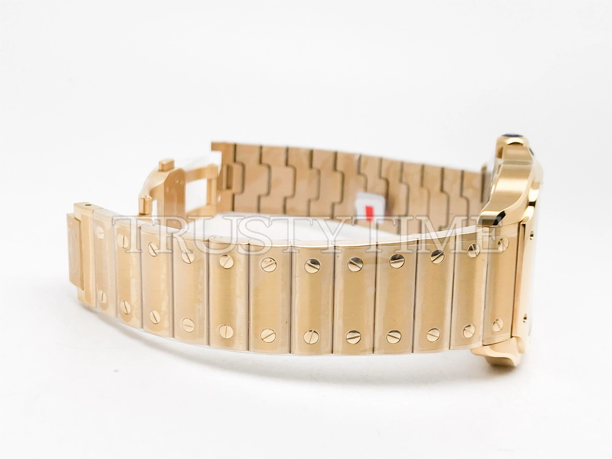 Копия часов Cartier Santos de Cartier Large Skeleton 40mm WHSA0042