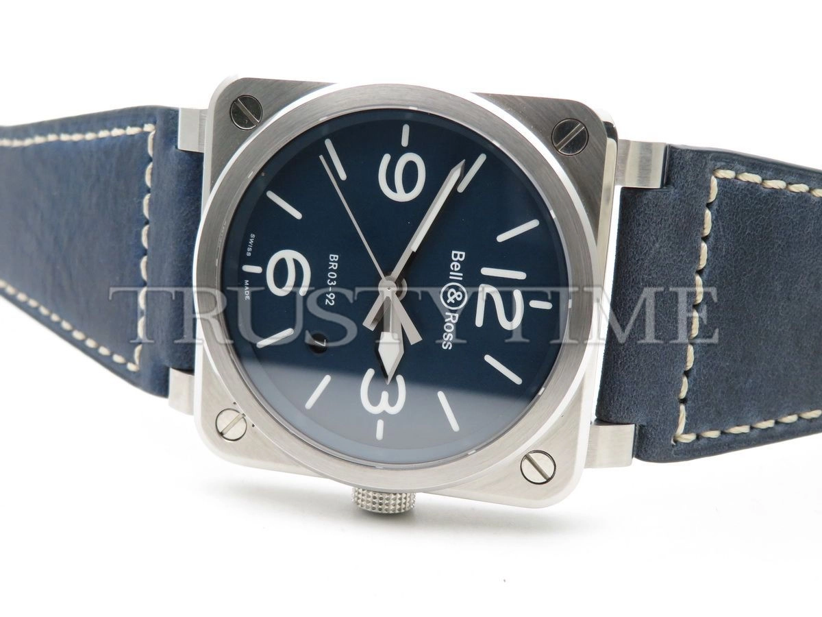 Копия часов Bell & Ross BR 03-92 Blue Steel BR0392-BLU-ST/SCA