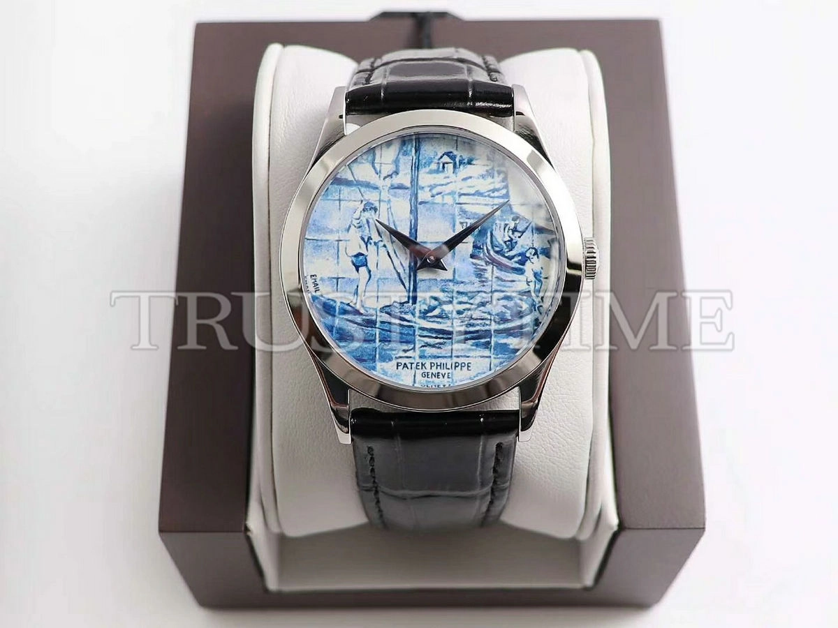 Копия часов Patek Philippe Calatrava Azulejos 38,5mm 5089G-062