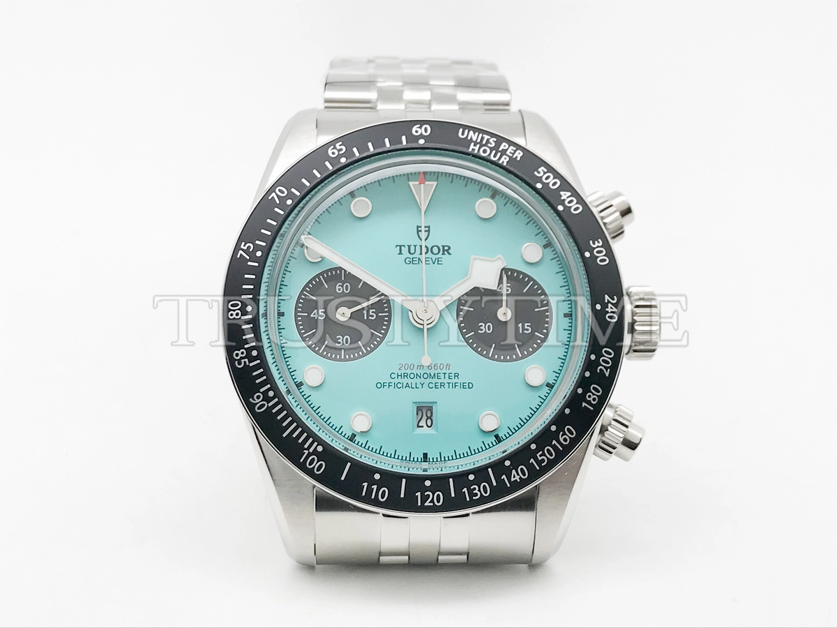 Копия часов Tudor Heritage Black Bay Chronograph M79360N-0024 Flamingo Blue Арт.TD-0849