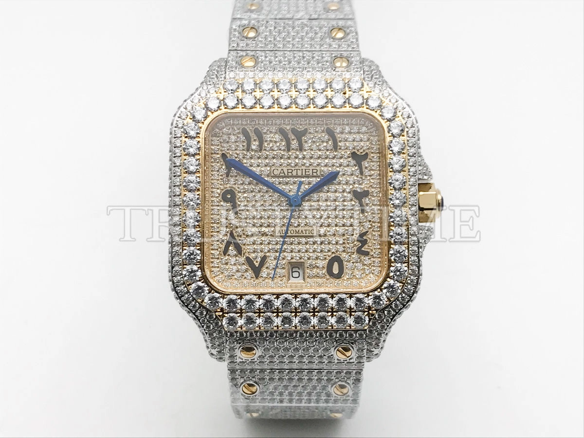 Копия часов Cartier Santos De Cartier 40 W2SA0009 Diamonds Арт. CR-0947
