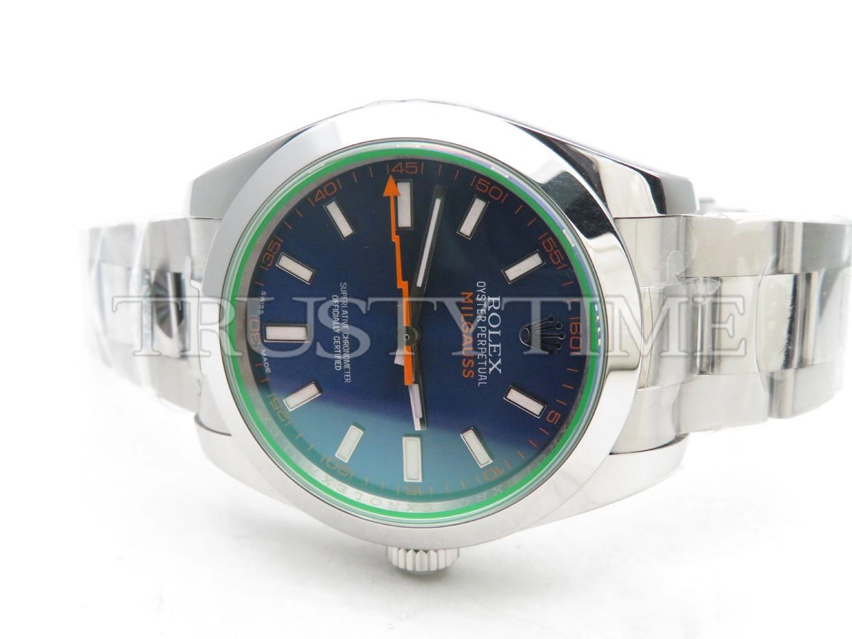 Копия часов Rolex Milgauss 40mm 116400GV-0002 Арт.RX-1697