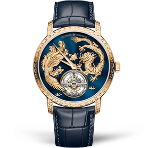 Копия часов Vacheron Constantin Traditionnelle Tourbillon Phoenix and the Dragon 6040T/000R-B960