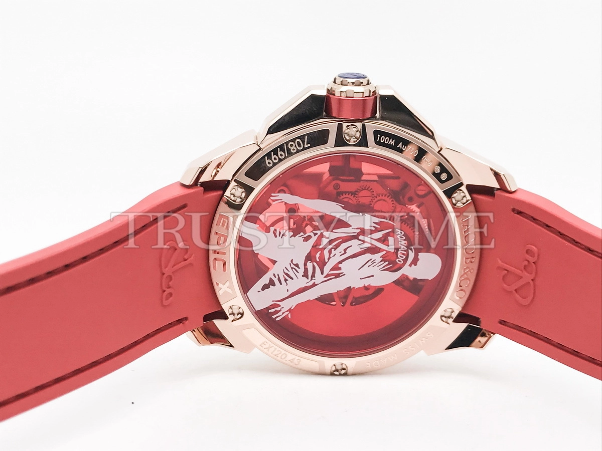 Копия часов Jacob & Co Epic X Flight of CR7 EX120.43.AE.AA.ABRUA