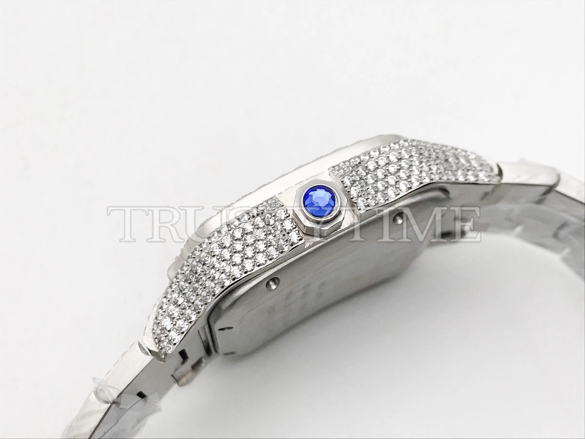 Копия часов Cartier Santos De Cartier 40 WSSA0018 Diamonds Арт. CR-0926
