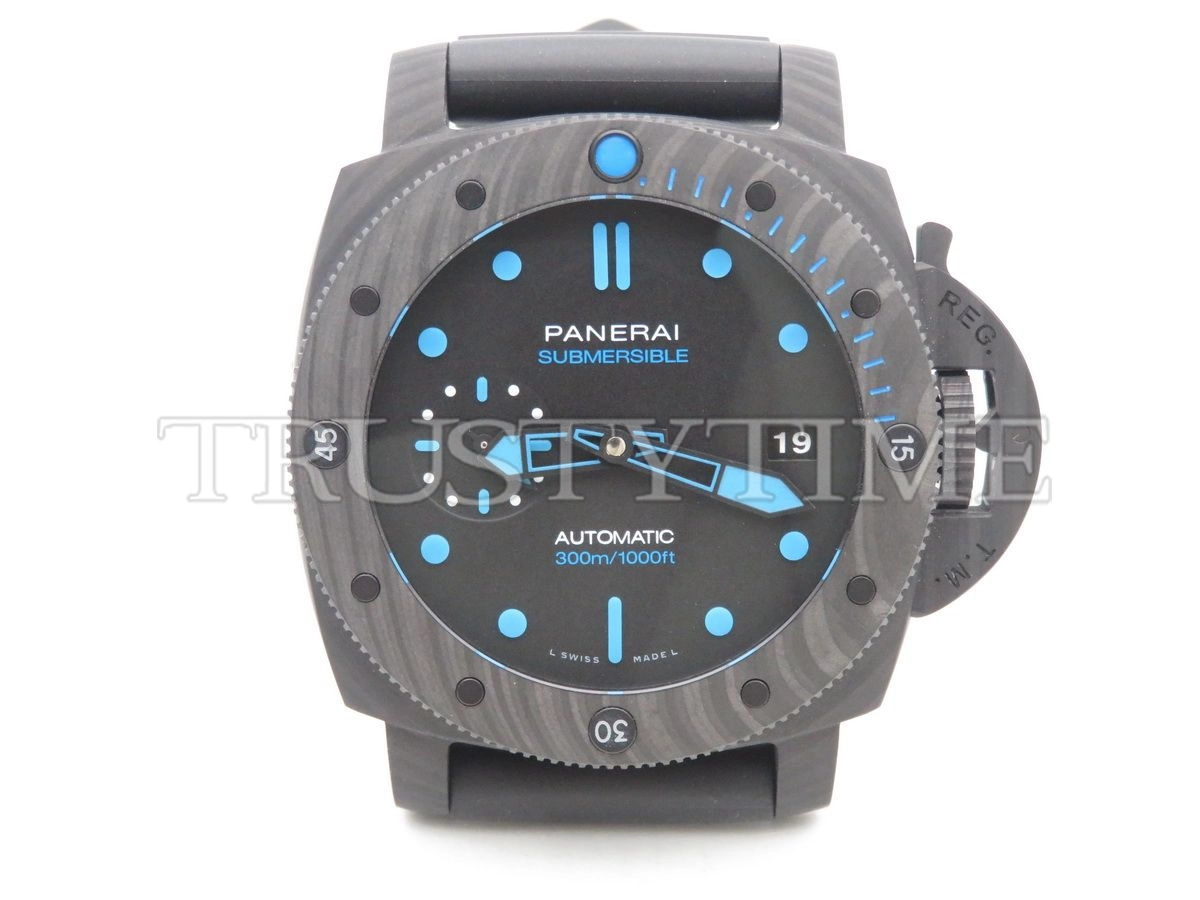 Копия часов Panerai Luminor Submersible 3 Days Automatic Carbotech 42mm PAM00960