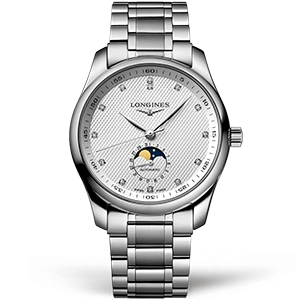 Копия часов Longines Master Collection Moonphase 40mm L2.909.4.77.6