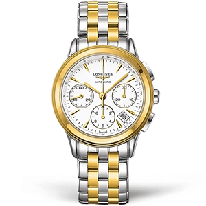 Копия часов Longines Elegance Flagship Chronograph 39mm L4.803.3.22.7