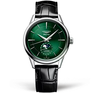 Копия часов Longines Heritage Flagship Moonphase L4.815.4.02.2