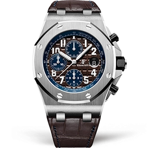 Копия часов Audemars Piguet Royal Oak Offshore Chronograph Havana Brown SIHH 2018 26470ST.OO.A099CR.01