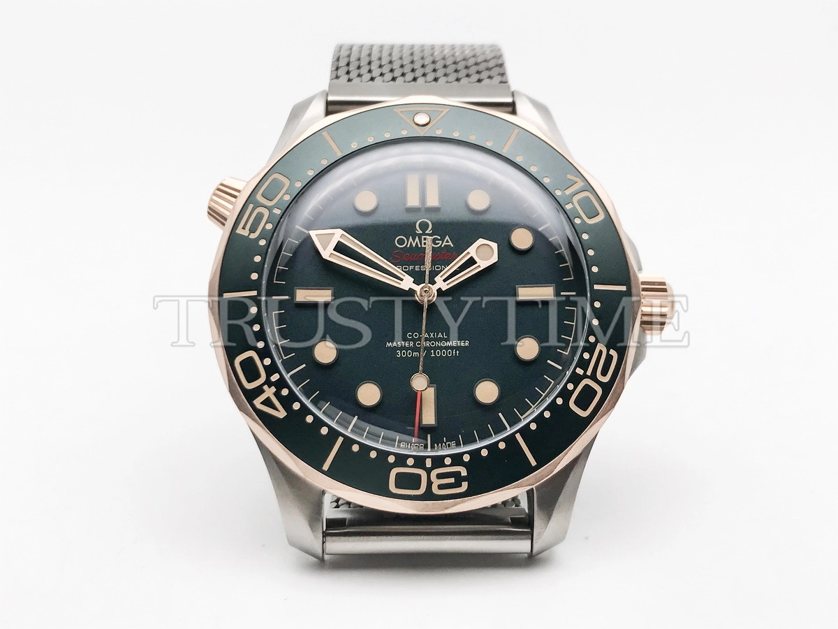 Копия часов Omega Seamaster Diver 300 Co-axial Master Chronometer 42mm 210.90.42.20.10.001