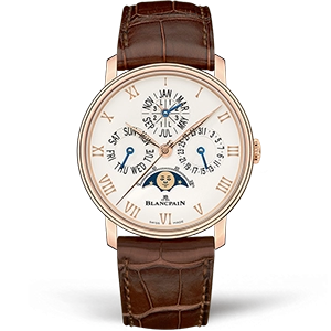 Копия часов Blancpain Villeret Quantieme Perpetuel 6656-3642-55B