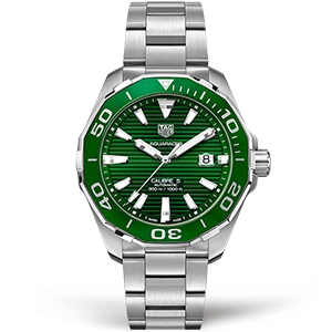 Копия часов Tag Heuer Aquaracer Calibre 5 43mm WAY201S.BA0927