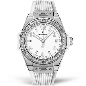 Копия часов Hublot Big Bang One Click Steel White Diamonds 39 465.SE.2010.RW.1204