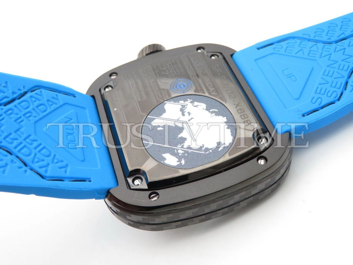 Копия часов SevenFriday S3/02 "CARBON EDITION"
