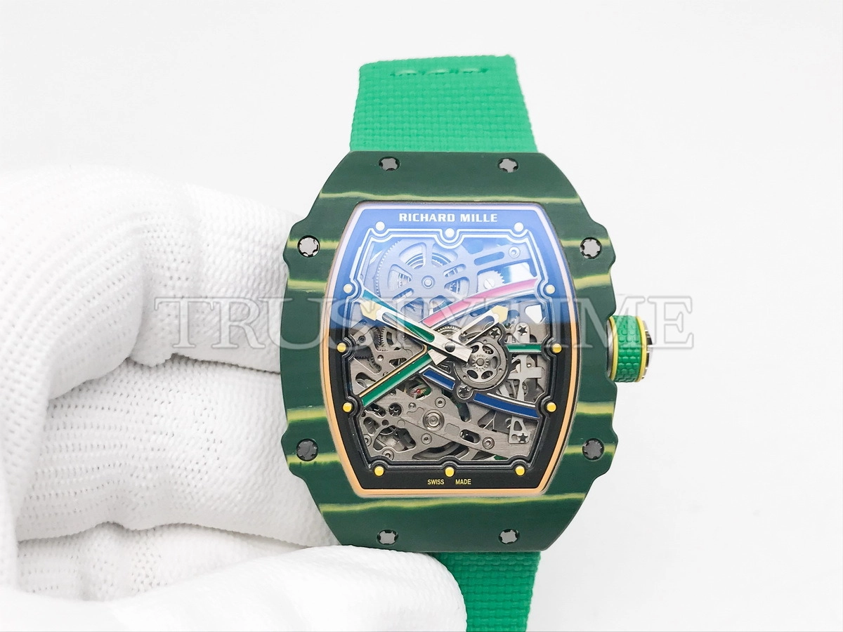 Копия часов Richard Mille RM67-02 Wayde Van Niekerk Green