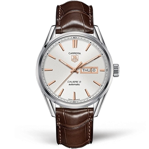 Копия часов Tag Heuer Carrera Calibre 5 Day Date 41mm WAR201D.FC6291