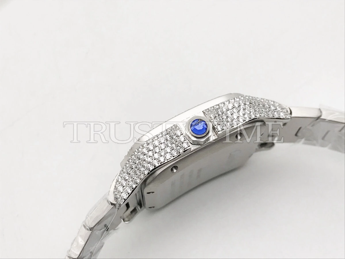 Копия часов Cartier Santos De Cartier 40 WSSA0018 Diamonds Арт. CR-0934