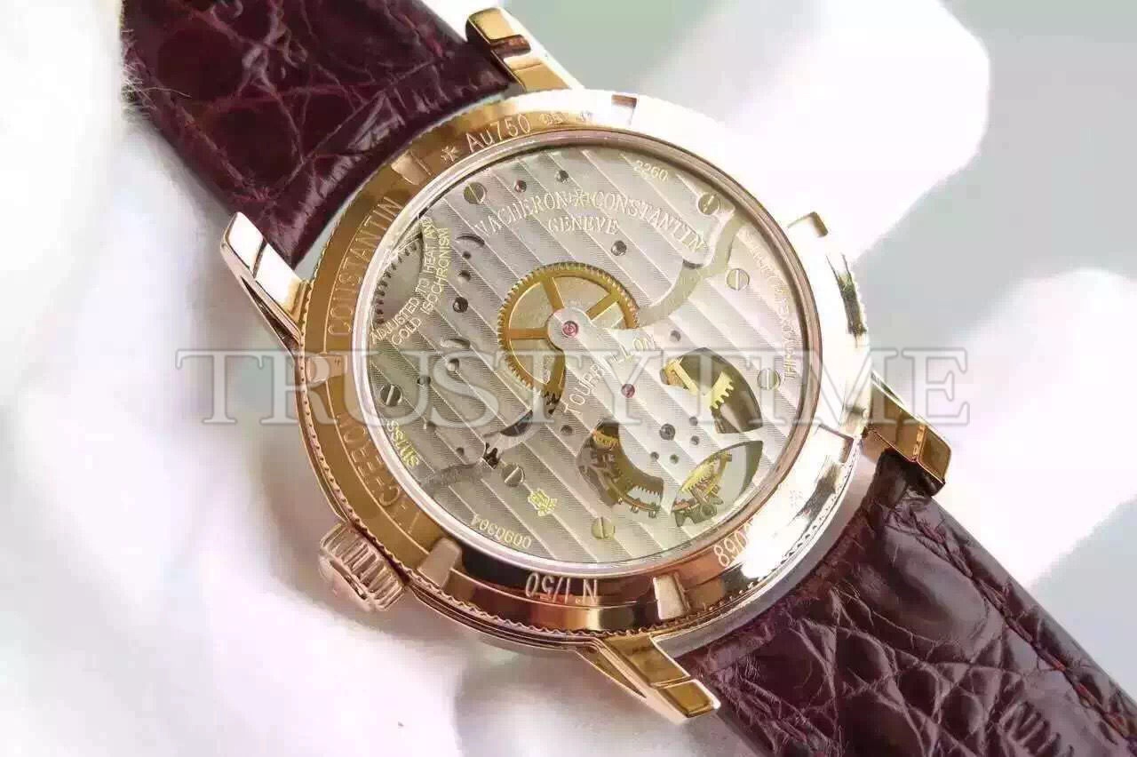 Копия часов Vacheron Constantin Traditionnelle Tourbillon 42mm 89000/000R-9655