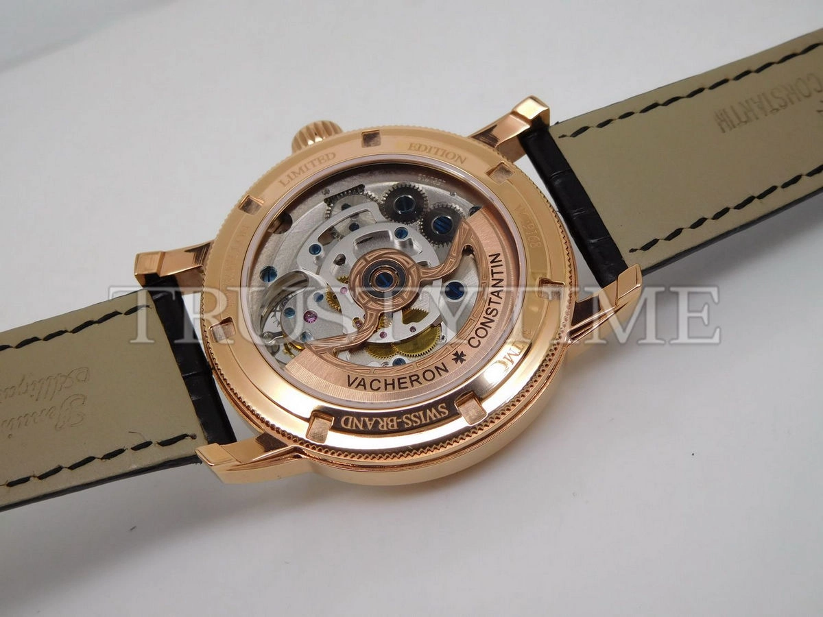 Копия часов Vacheron Constantin Traditionnelle Tourbillon 44mm 6500T/000R-B324